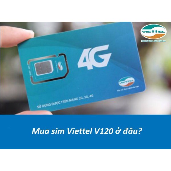 [Sim Vietel 4G] Trải nghiệm gói v120 Gọi nội mạng miễn phí 2GB/ngày Số ngẫu nhiên đầu 09 s, số dễ nhớ