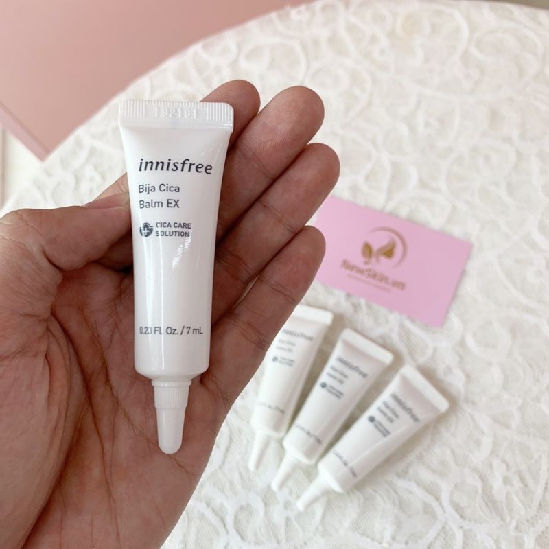 ✓ chính hãng✓ gel chấm mụn làm dịu kích ứng da innisfree Bija cica balm Ex 7ml