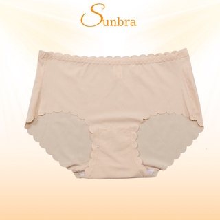 Quần Lót Su Gân Tăm, Quần Lót Nữ Co Dãn Thoải Mái Viền Lượn Sóng Xinh Xắn SUNBRA 2015