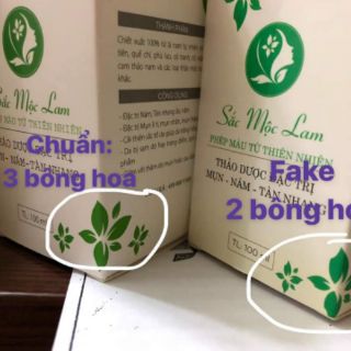 SẮC MỘC LAM chỉ tàn nhang nám