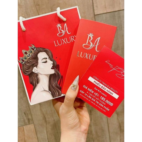 Son kem lì lâu trôi cao cấp chính hãng B.A