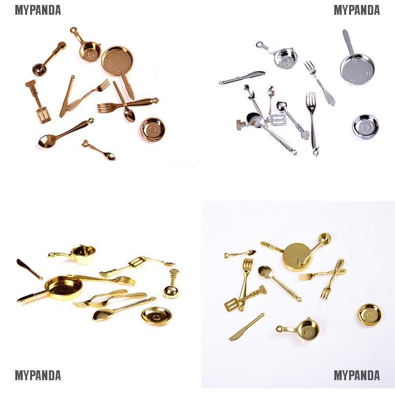 Set 11 phụ kiện trang trí nhà búp bê tỉ lệ 1 / 12