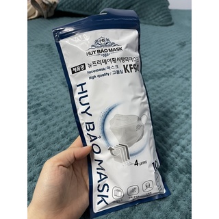 Khẩu trang kháng khuẩn kf94, combo 50 chiếc khẩu trang huy bảo, kf94 mask