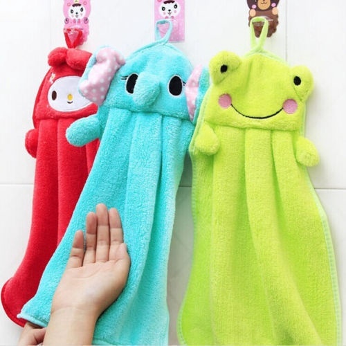 Khăn lau tay treo tường hình thú hoạt hình