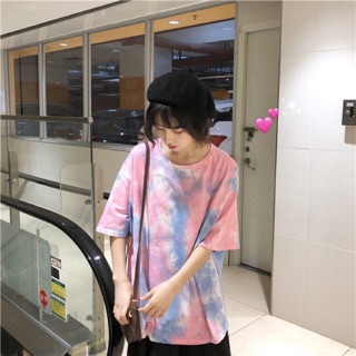 ☀️áo thun tay lỡ loan màu trơn unisex