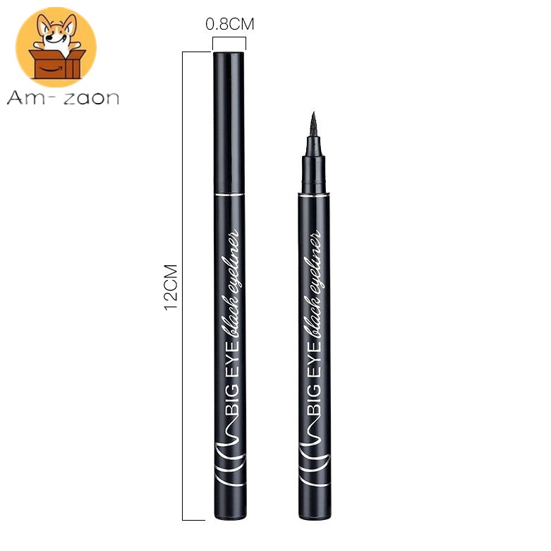 1 Bút Kẻ Mắt Dạng Lỏng Màu Đen Chống Thấm Nước Lâu Trôi