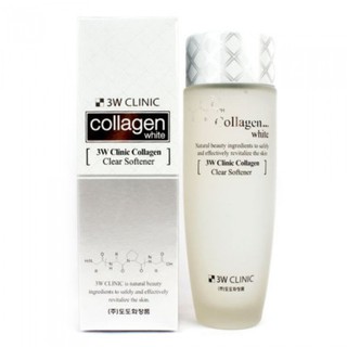 Nước hoa hồng làm trắng và sạch da 3W Clinic Collagen