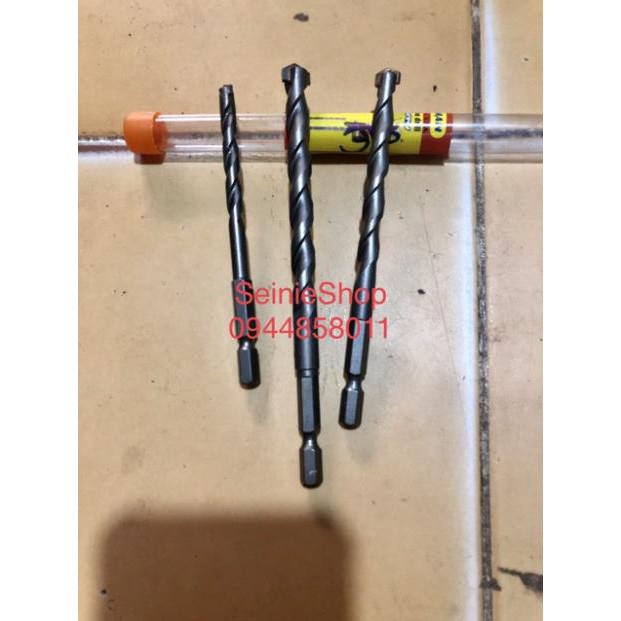 Mũi khoan bê tông chuôi lục giác 6mm 8mm 10mm 12mm