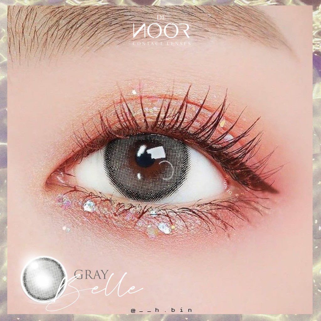 Lens Belle (xám tự nhiên, áp tròng) - Silicone Hydrogel - Độ từ 0-6