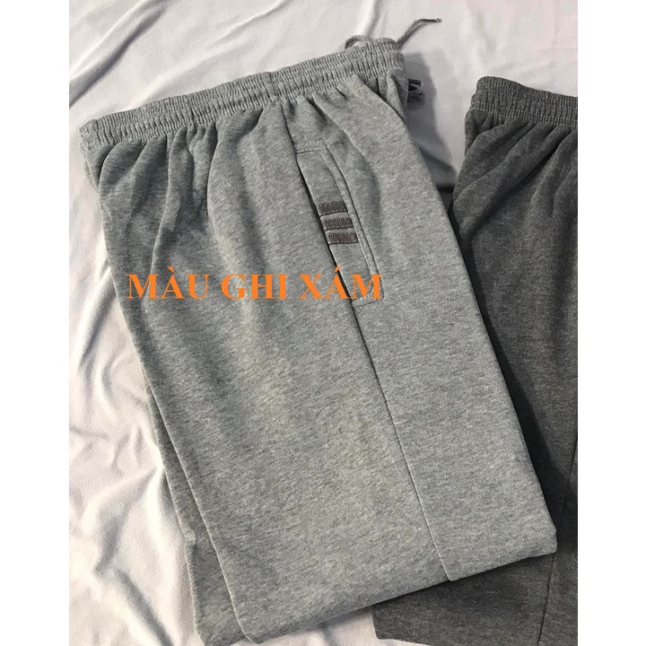 Quần jogger nam nữ chất nỉ bông dày mịn