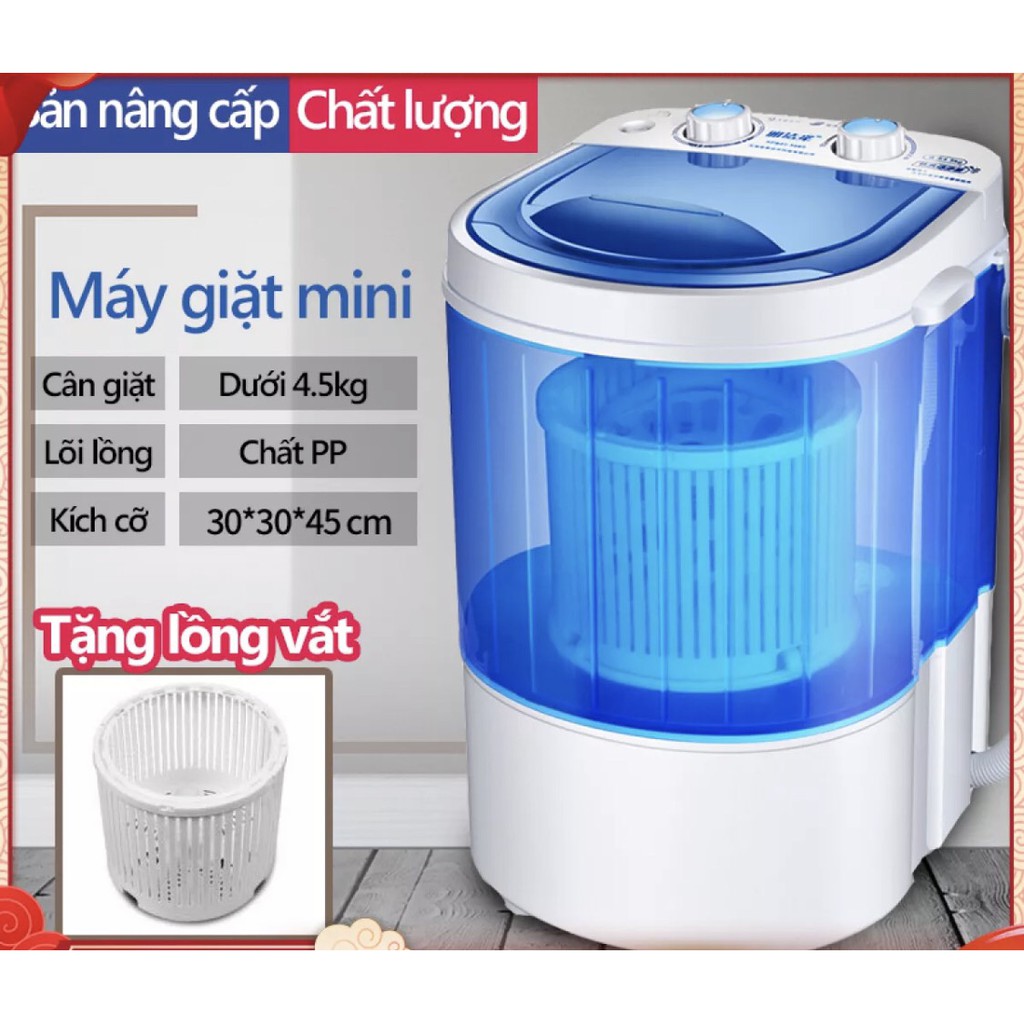 Máy giặt mini cao cấp Máy giặt vắt quần áo gia dụng mini Giá rẻ,  phù hợp dành cho học sinh sinh viên và công nhân