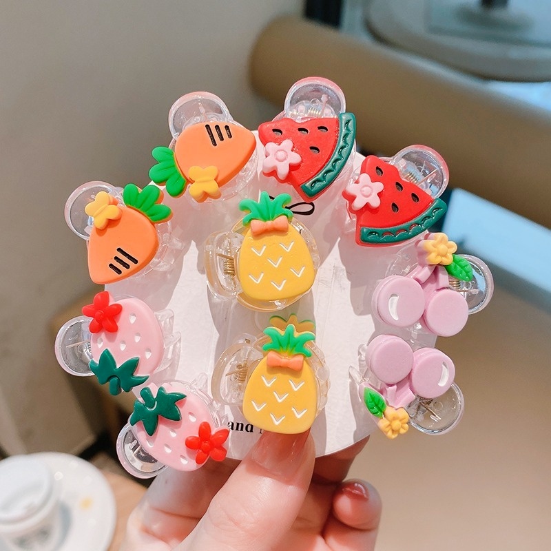 Bộ 6/10/12/16 Kẹp Tóc Phong Cách Hàn Quốc Dễ Thương Dành Cho Bé Gái