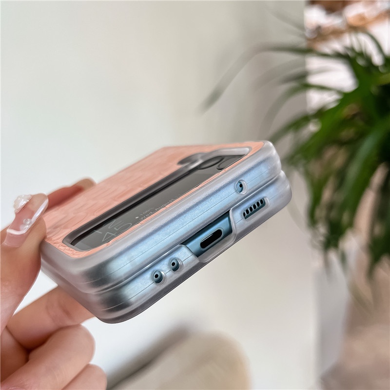 Ốp Điện Thoại Da Cá Sấu Sang Trọng Có Vòng Nhẫn Cho Samsung Galaxy Z Flip 4 Z Flip 3 Zflip 3 Z Flip 4 Flip 3