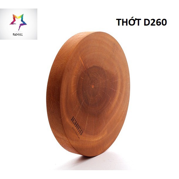 [XẢ KHO] {Thớt [GỖ ME DÀY NẶNG] tròn có khoen