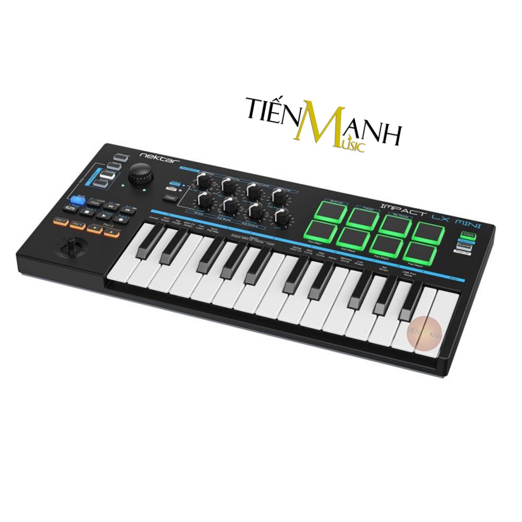 [Chính Hãng] Nektar Impact LX Mini Cảm ứng lực Midi Keyboard Controller Bàn phím sáng tác - Sản xuất âm nhạc Producer