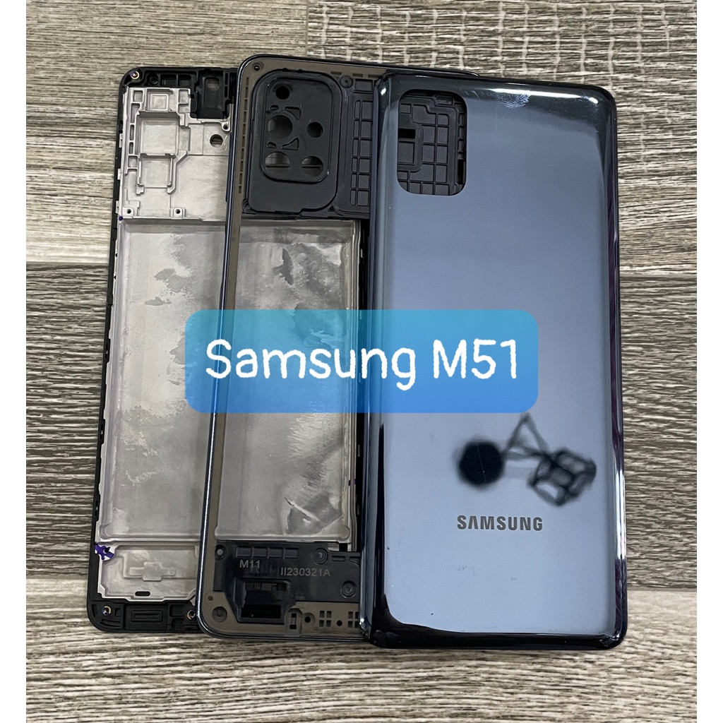 Bộ xương vỏ zin samsung M51