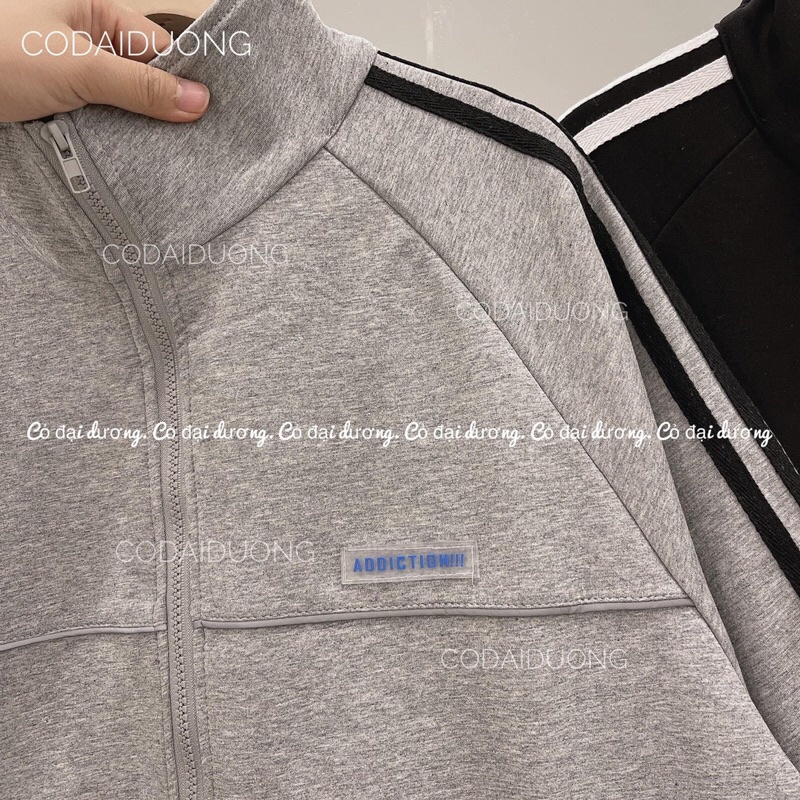 áo khoác nỉ tay vạch ADDICTION | BigBuy360 - bigbuy360.vn