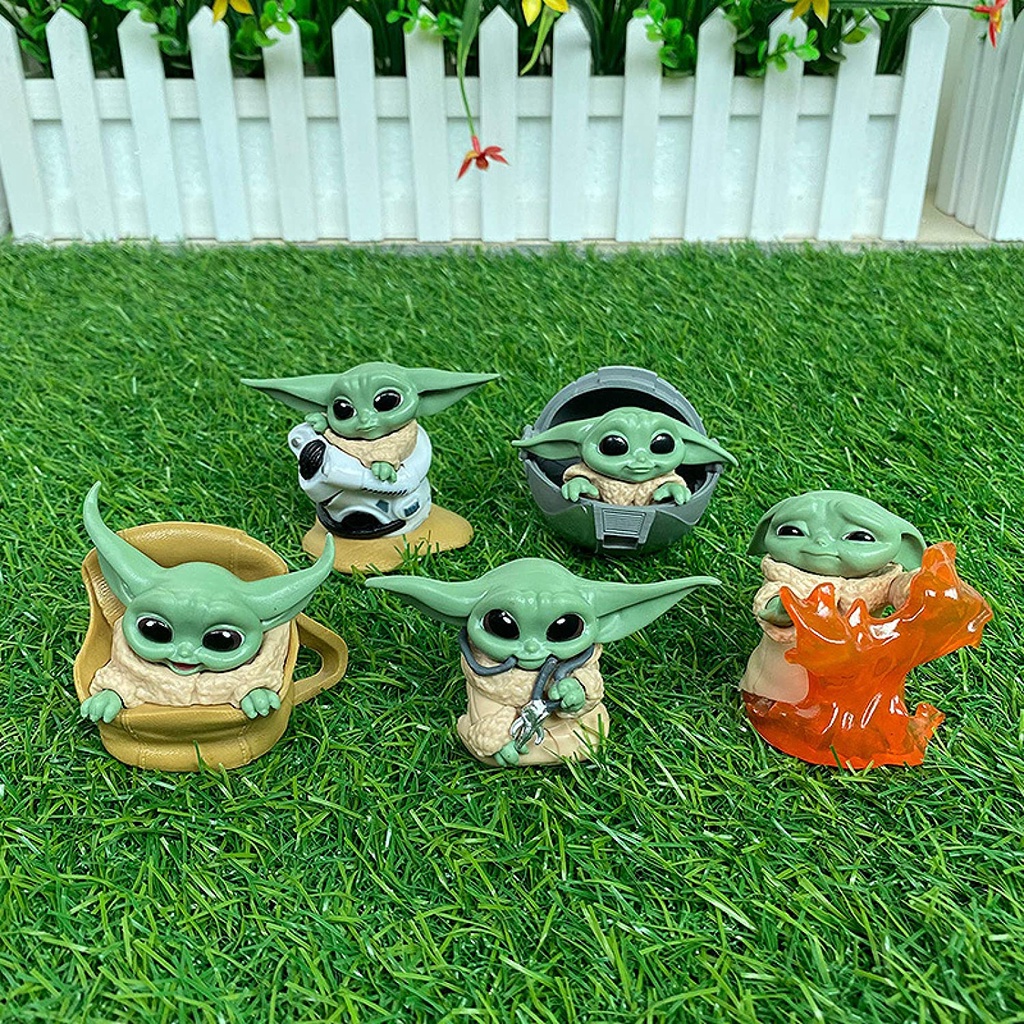 Set 6 mô hình đồ chơi nhân vật trong phim hoạt hình The Baby Yoda