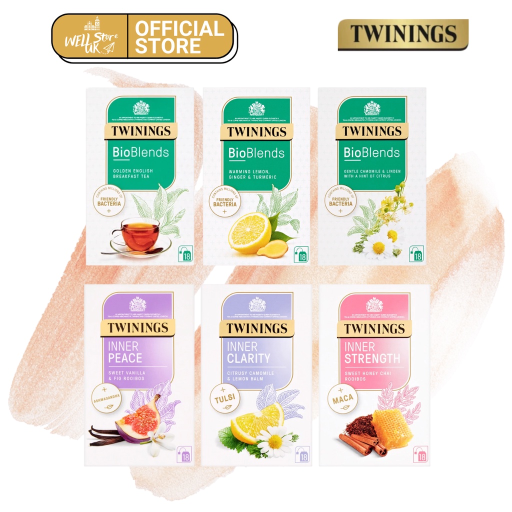 Trà túi lọc TWININGS INNER/BIOBLENDS 6 hương vị