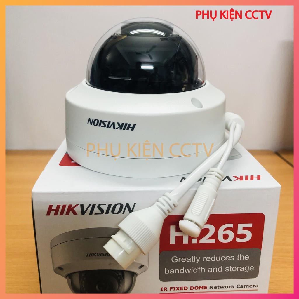 Camera Hikvision IP 2Mp DS-2CD1123G0E-I(L) Bán Cầu Ốp Trần Có POE