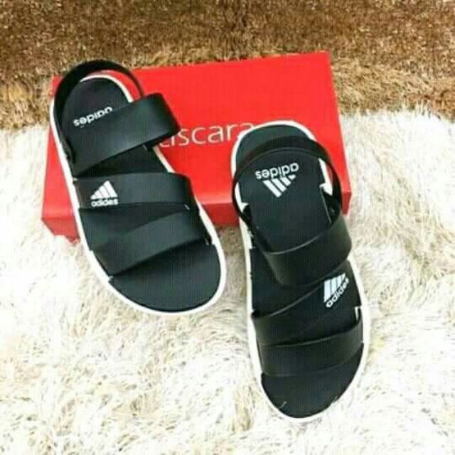 Dép quai hậu adidas  màu đen