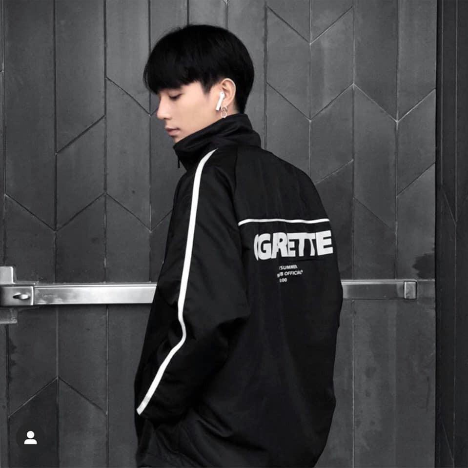 Áo khoác Dù phản quang CIGA nam nữ unisex form rộng