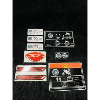 Bộ tem thông số honda SH ý