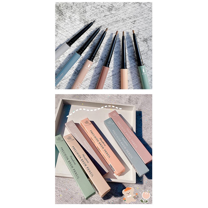 Chì kẻ lông mày hai đầu chống thấm nước và mồ hôi màu sắc tự nhiên phù hợp cho người mới tập trang điểm | BigBuy360 - bigbuy360.vn