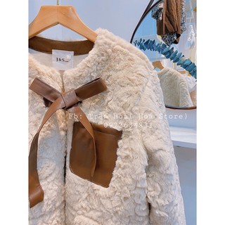 áo khoác lông( ảnh thật shop chụp)