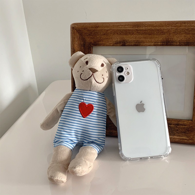 Ốp Điện Thoại Mềm Trong Suốt Chống Sốc Đơn Giản Cho Iphone 14 / 13 / 12 / 11promax / 7 / 8plus / xs / xr / max