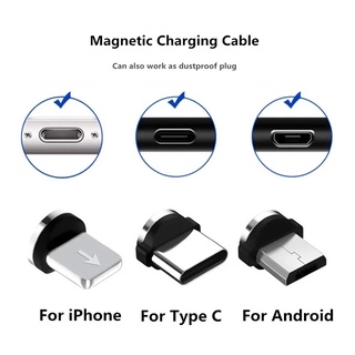 Set 5 Đầu Cắm Type-C Nam Châm Cổng Micro USB Cho Điện Thoại