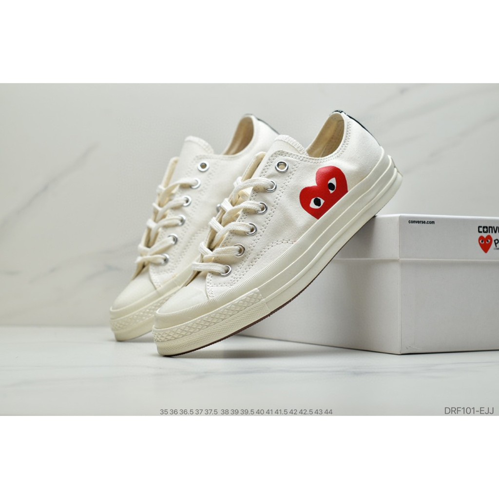 Genuine CDG Play x Converse 1970S Men Women Unisex Sneakers Shoes Low Tops DRF101-EJJ 0311