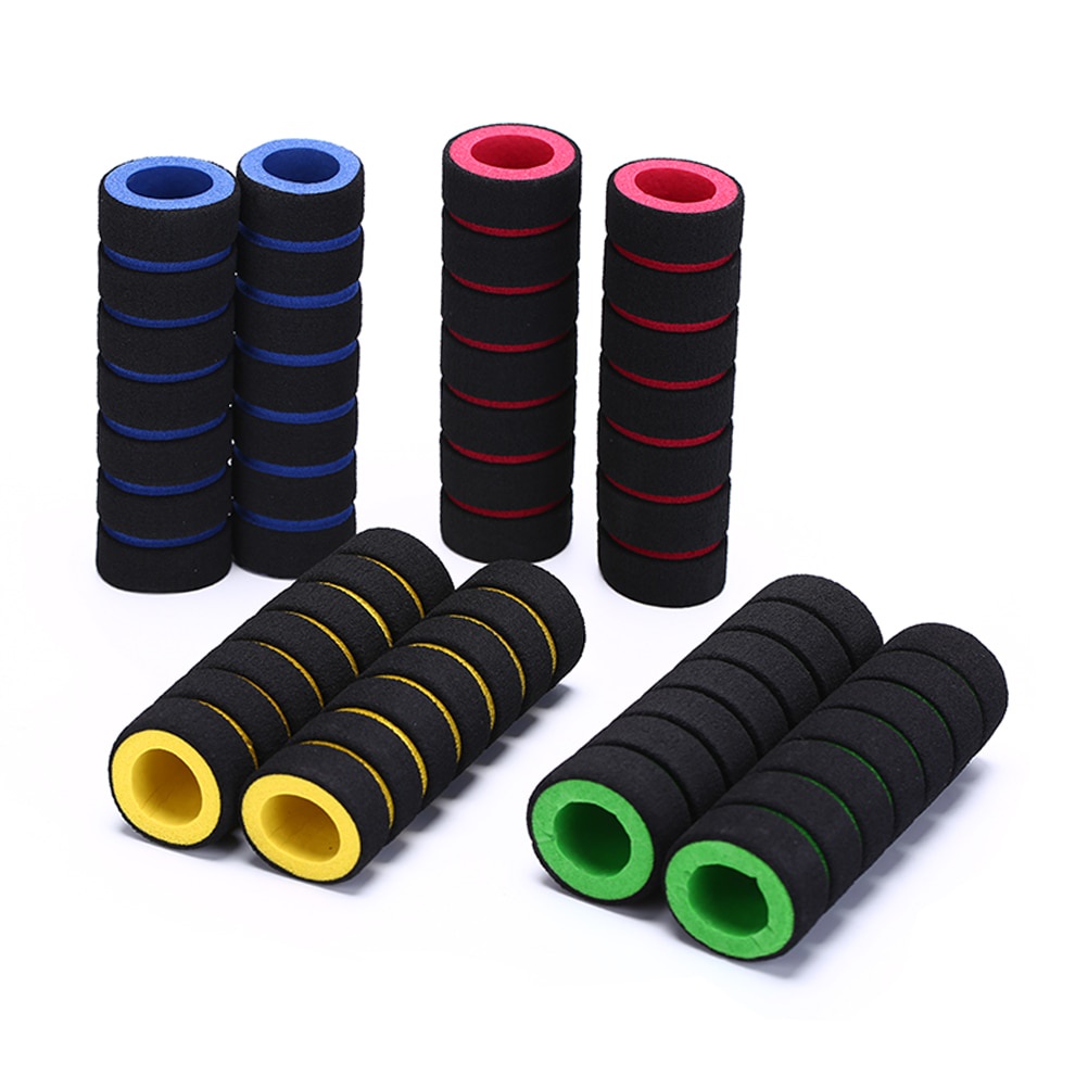 1 cặp 2 vỏ bọc tay lái xe đạp/xe máy bằng xốp mềm chống trượt chất lượng cao