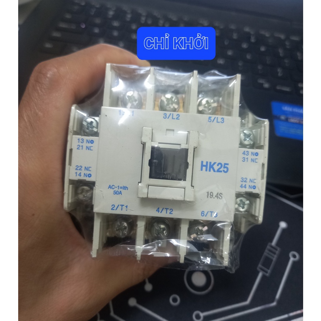 KHỞI NHẬT 25A 35A KÈM ROLE NHIỆT CONTACTOR