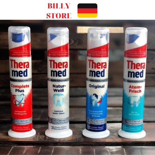 Kem đánh   răng Theramed 100ml trắng răng tự nhiên, thơm miệng