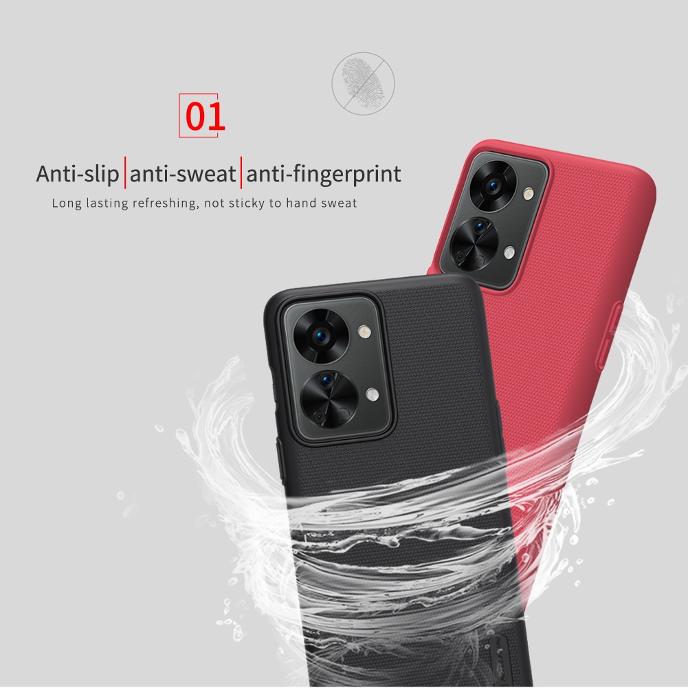 Ốp Điện Thoại Nillkin Bằng PC Cứng Siêu Mỏng Mặt Nhám Chống Sốc Chống Dấu Vân Tay Cho OnePlus Nord 2T 5G