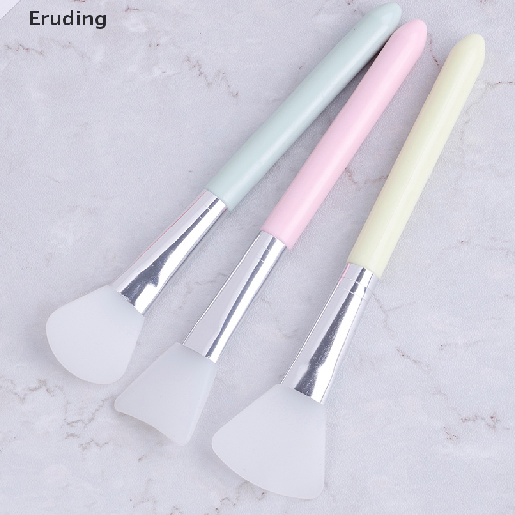 Cọ Quét Mặt Nạ Đầu Phẳng Bằng Silicone Tiện Dụng
