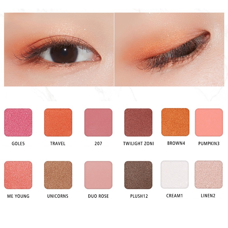 (hàng Mới Về) Bảng Phấn Mắt Rm357 Ads 12 Màu Trang Điểm Cho Nữ | BigBuy360 - bigbuy360.vn