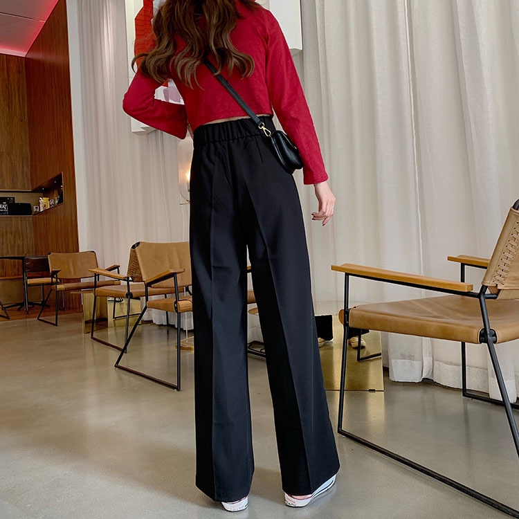 Quần lưng cao ống rộng thời trang cho nữ | BigBuy360 - bigbuy360.vn