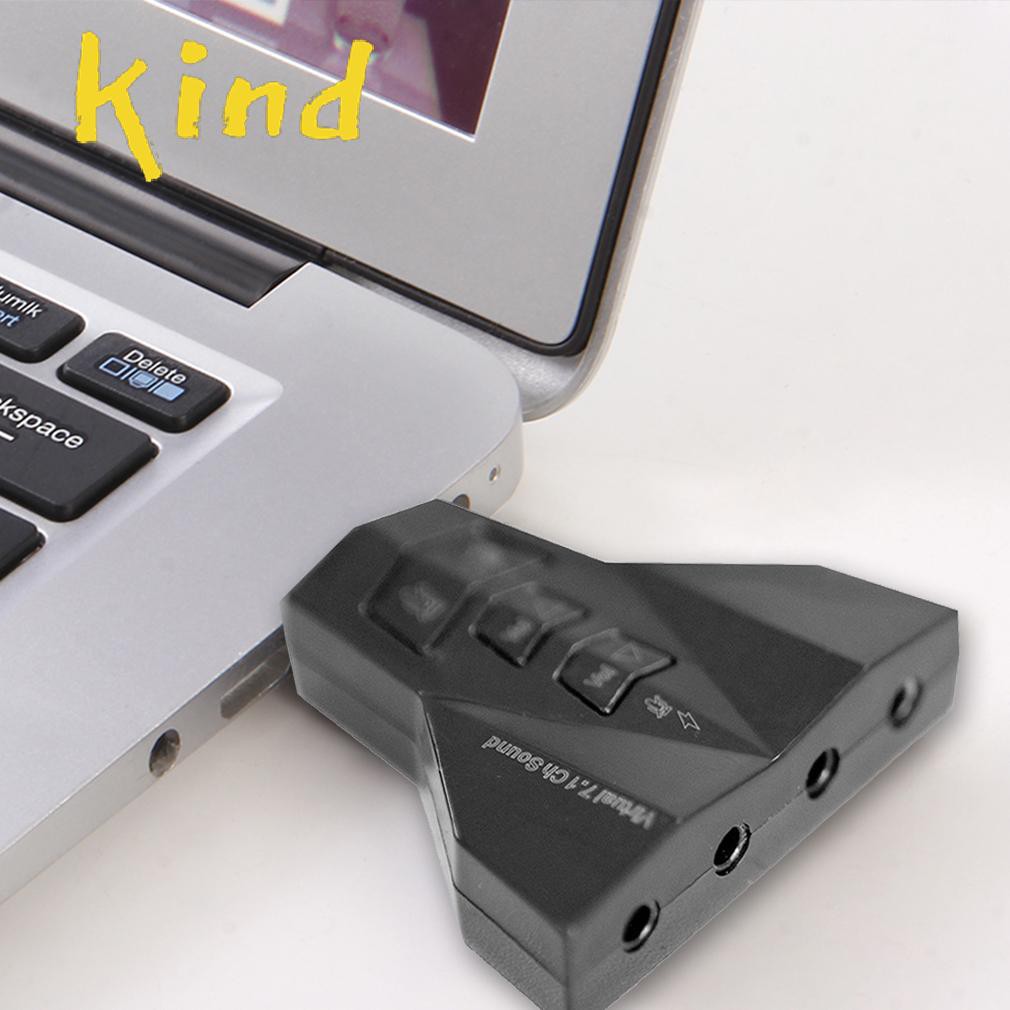 Usb Chuyển Đổi Âm Thanh 7.1 Đầu Cắm 3.5mm