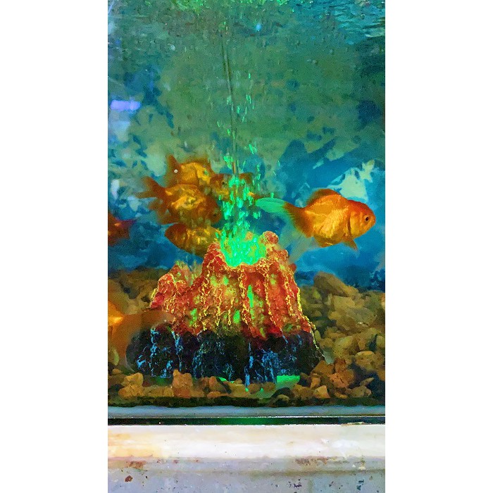 COMBO NÚI LỬA VÀ ĐÈN LED CHÌM ĐỦ MÀU ĐIỀU KHIỂN TỪ XA