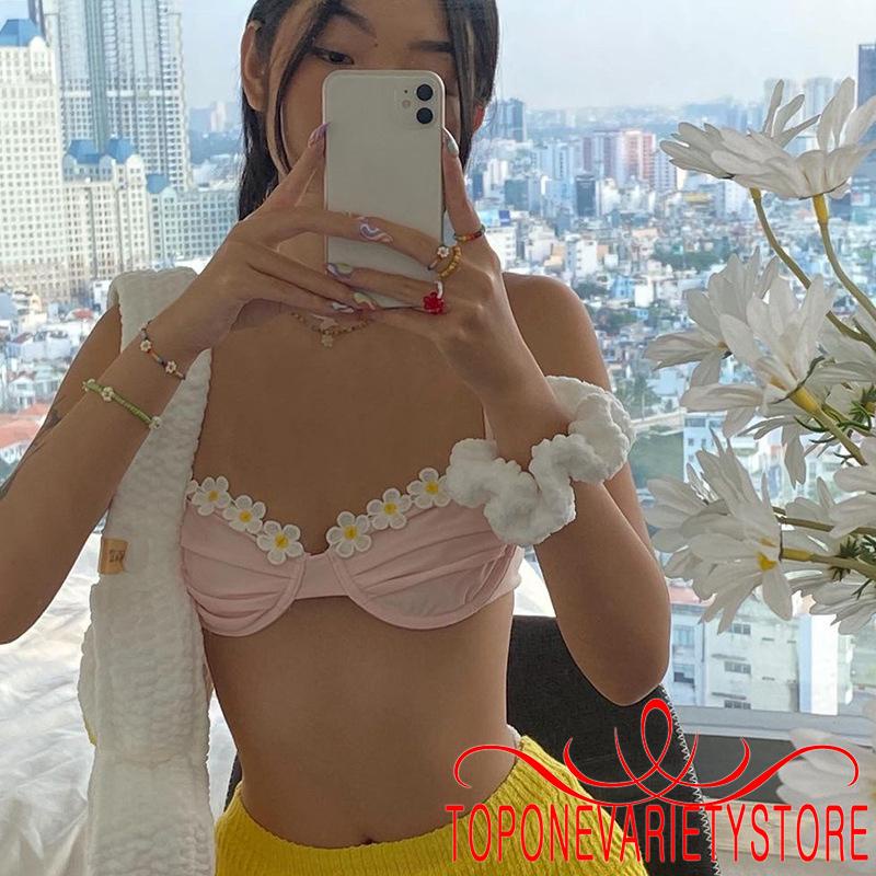 Áo Bơi Nữ Không Dây + Quần Lót Quyến Rũ