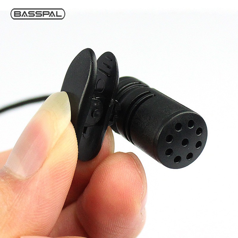 Micro Basspal P2 3.5mm Nhỏ Có Kẹp Dùng Để Cắm Vào Loa Thuyết Trình