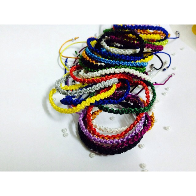 Combo 10 vòng tay handmade tết dây