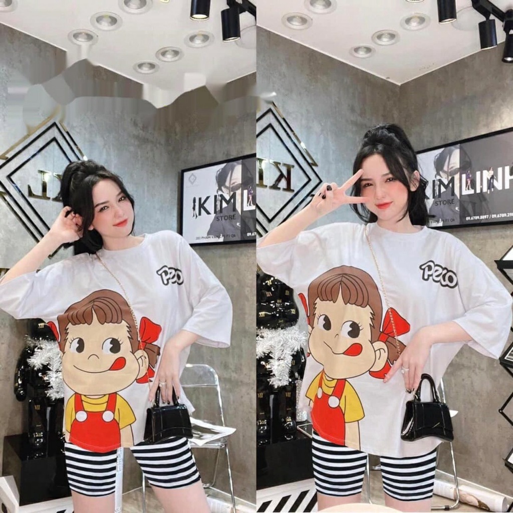 Bộ đồ mặc nhà nữ set bộ ngố dễ thương form rộng bigsize