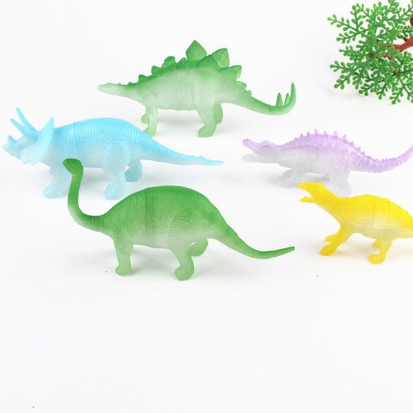 2 Khủng long phát sáng đồ chơi dễ thương xinh xắn