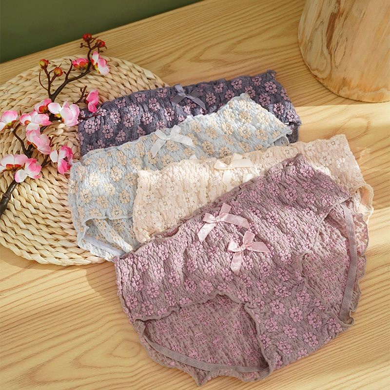 Quần Lót Nữ Thông Hơi Cao Cấp Co Dãn 4 chiều Hoạ Tiết Ngàn Hoa