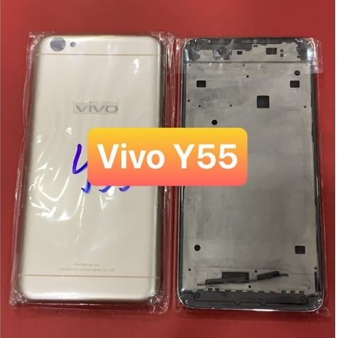 bộ vỏ Y55 / Y55s / 1610 - vivo (gồm lưng,sườn,phím nguồn và phím âm lượng)