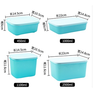 Set 6 hộp trữ đông Dẻo, hộp bảo quản thực phẩm nhựa nguyên sinh