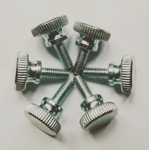 Bu lông núm vặn ren M3,M4,M5x12mm, M4x16mm, M5,M6x20 mm